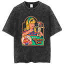 Washed and distressed T-shirt