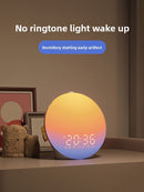 Simulated Sunrise Nature Wake-Up Light Dormitory Wake-Up Light Timed Light Sunrise Alarm Clock Wake up Early Handy Gadget