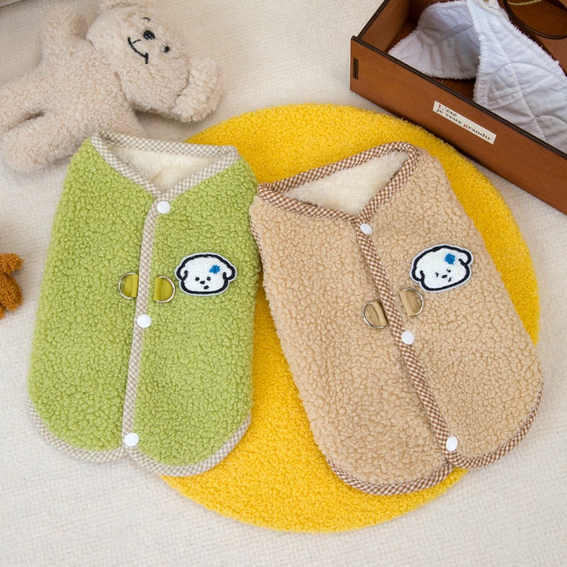 Pet warm jacket or sweaterin Velvet