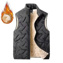 Cotton Vest Men's Lambswool Velvet Stand Collar