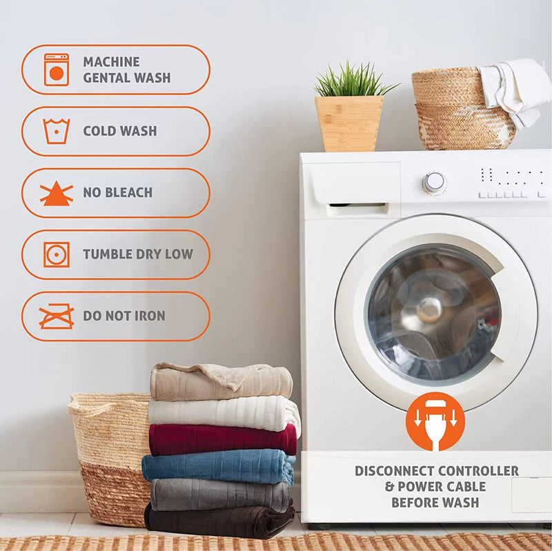 Thermostatic heating electric blanket