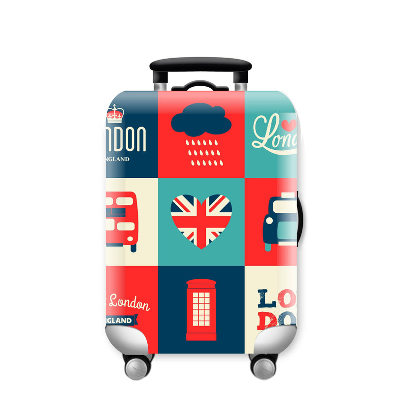 Luggage Protective Cover Elastic Thickening And Wear-resistant Printed Dust Cover 18-32 Inch