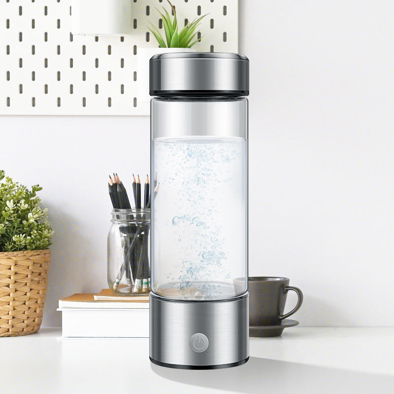 Portable health-preserving hydrogen water cup