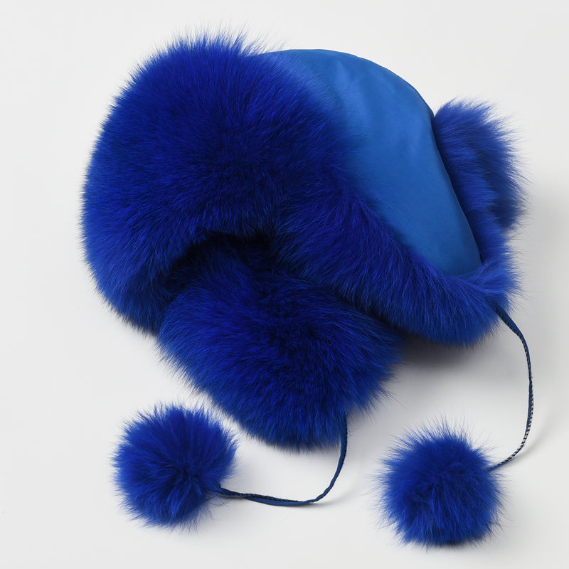 fox fur hat