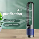 Vertical silent bladeless electric fan
