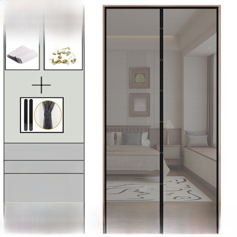 Magnetic Anti Mosquito Door Curtain with No Drill Installation