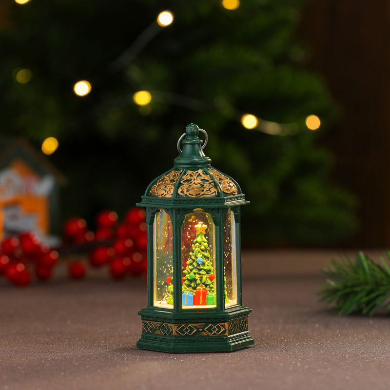Christmas Glowing Candle Lamp Desktop Decoration