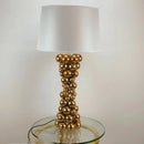 Stainless steel round ball luxury desk lamp