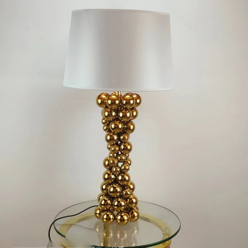 Stainless steel round ball luxury desk lamp