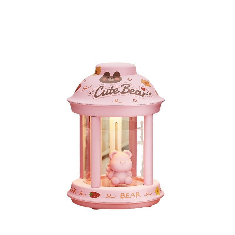 Mini USB Desktop Humidifier with Atmosphere Light