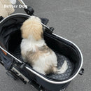 Pet Cart All-inclusive Sitting Basket Set Leather Waterproof Changing Mat Car Basket Set Four Seasons Universal Cart Accessories Sleeping Mat