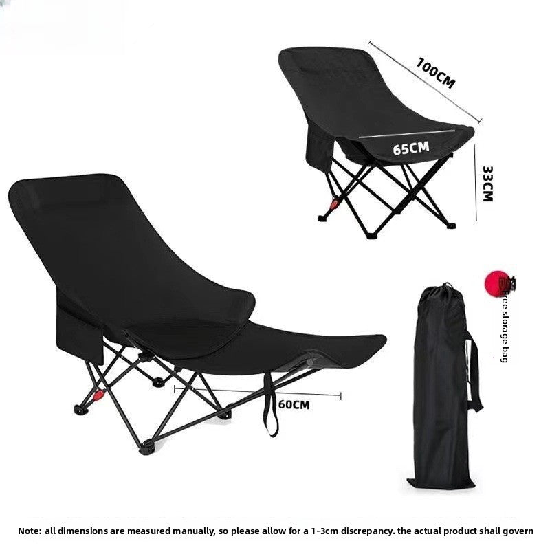 Adjustable Portable Moon Chair for Camping and Fishing
