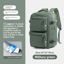 Simple backpacks for men and women, large-capacity business computer bags, multi-functional travel luggage and schoolbags