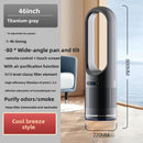 Vertical silent bladeless electric fan