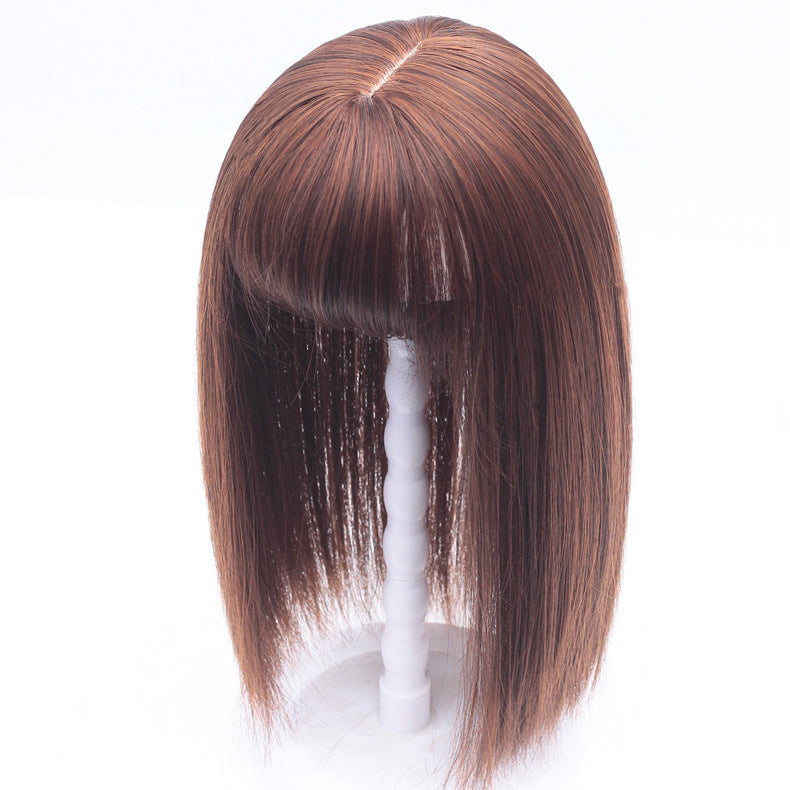 Wig Women's Air bangs replacement block