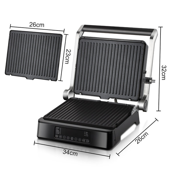 Detachable Smart Display Electric Sandwich Waffle Maker