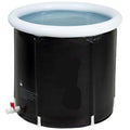 portable folding ice water bath bucket