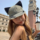 Y2K Retro Denim Baseball Cap