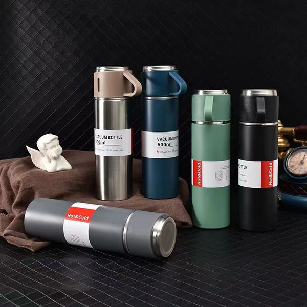 Travel cup vacuum insulated coffee cup
