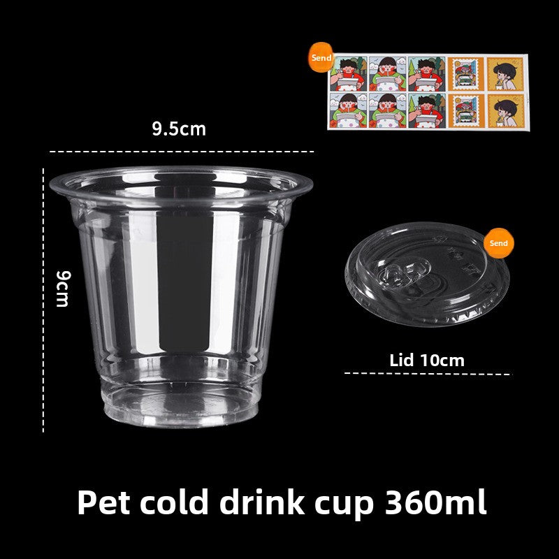 Disposable milk tea cup