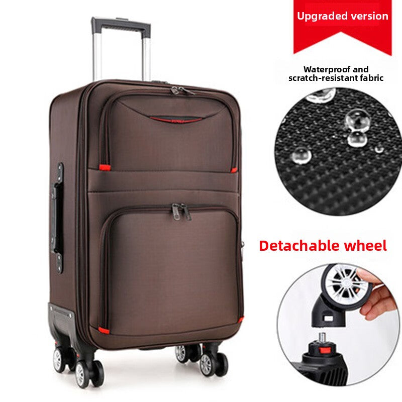 Travel Suitcase with Universal Wheels and Combination Lock
