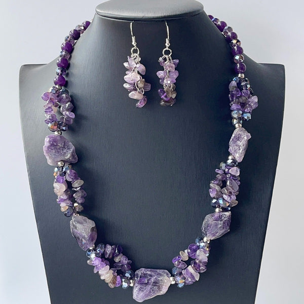 amethyst jewelry set