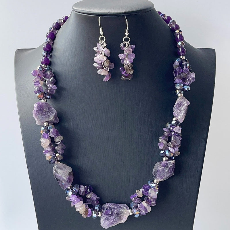 amethyst jewelry set