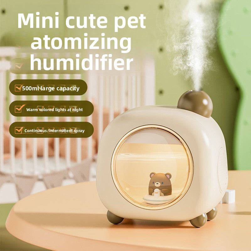 USB Cartoon Humidifier Night Light for Desk