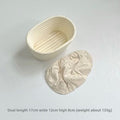 Natural Rattan Bread Fermentation Basket with Cloth Cover