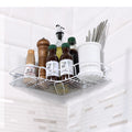 Iron triangular storage rack, corner bathroom