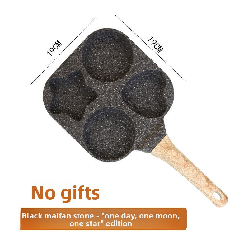 Non-stick Four-hole Egg Frying Pan