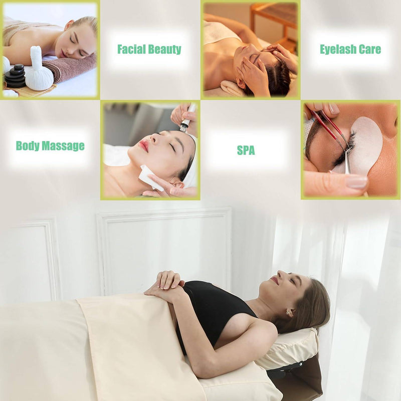 3 Piece Massage Table Sheets Set 2 Sets Massage Bed Cover Soft Waterproof