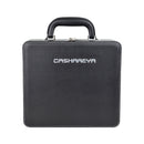 Large capacity makeup bag with mirror and lamp