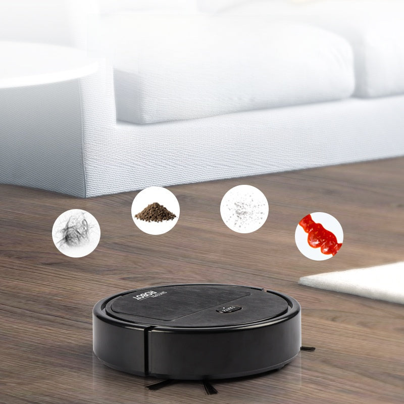 Mini 3-in-1 Sweeping Robot with Suction and Mopping