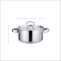 Stainless Steel Cookware Set 15-Piece Kitchen Pots and Pans