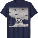 Alien Cat-shaped Unidentified Flying Object T-shirt