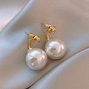 S925 Silver Pearl Earrings Elegant Light Luxury Fashion Jewelry