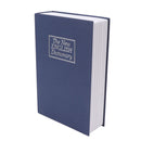 Dictionary Coin Piggy Banks Money Saving Box with Coded Lock Book Shape Secret Birthday Gift for Kids Safe Box Blue L