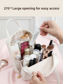 Large-capacity cosmetic bag for storage