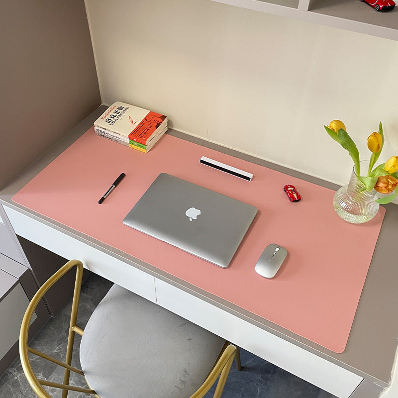 Leather Mouse Pad Large Desk Mat Waterproof Customizable Office Writing Pad