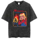 Washed and distressed T-shirt