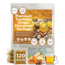 Premium Turmeric Ginger Cinnamon Tea Bags