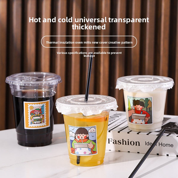 Disposable milk tea cup