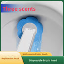 Disposable Toilet Brush with Dissolving Replacement Heads