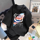 Trendy Summer Bear Print Loose T-Shirt