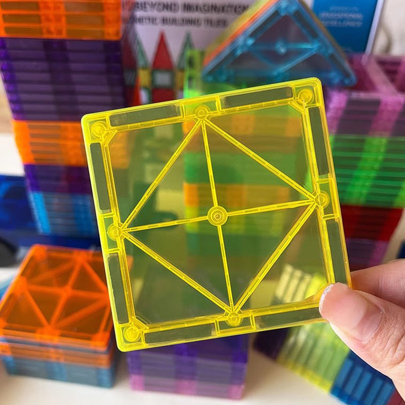 Large Color Window Magnetic Building Blocks Educational Toys