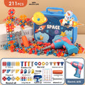Children's Toy Electric Drill DIY Repair Screw Tool Box