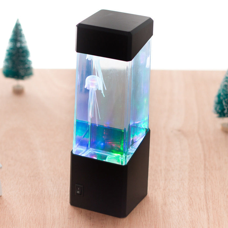Mini LED Simulation Jellyfish Volcanic Decorative Lamp