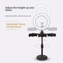 LED live streaming three-camera position fill light bracket