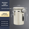 Coffee Bean Stainless Steel Sealed Container